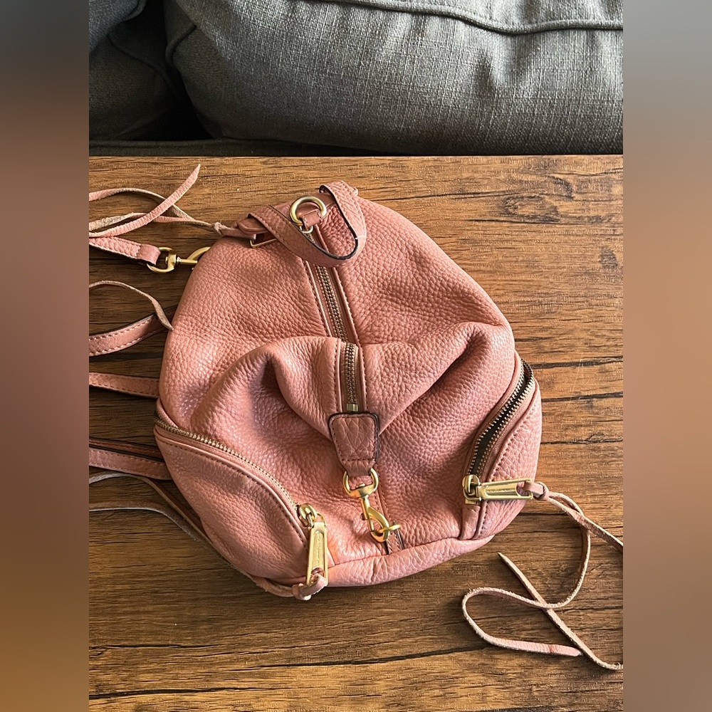 Rebecca Minkoff Julian backpack in a blush pink